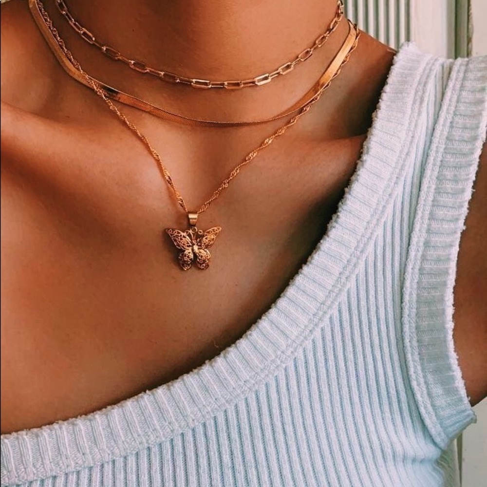 butterfly necklace
